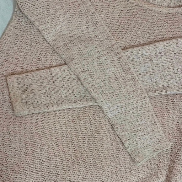 NWOT F21 Light Ballet Pink Barbiecore Thin Lightweight Knit Sweater Size Small - Picture 4 of 9